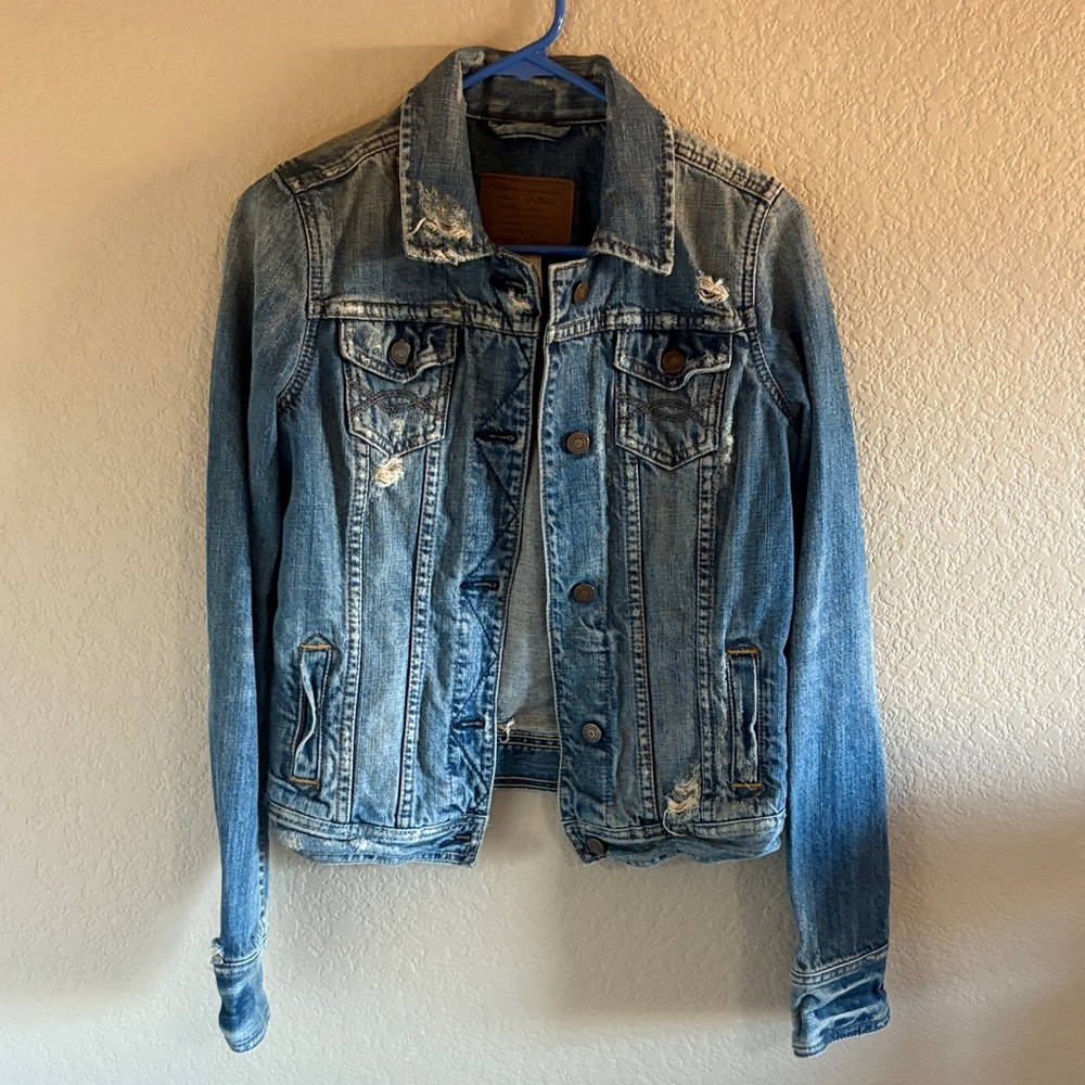 Abercrombie & Fitch VTG Medium Wash Denim Jacket
